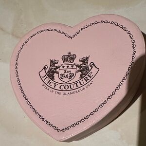 Juicy Couture Blush Heart Box with earrings